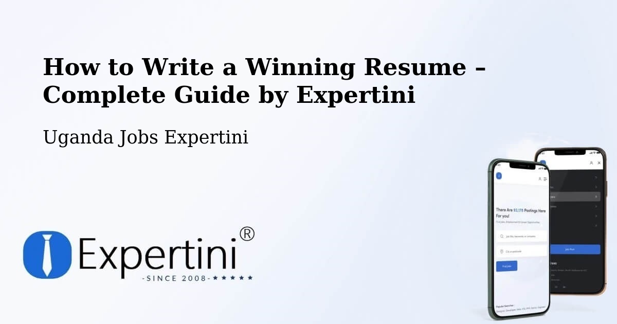 Resume Writing Guide for Job Seekers – Kampala - Kampala, Uganda Jobs Expertini